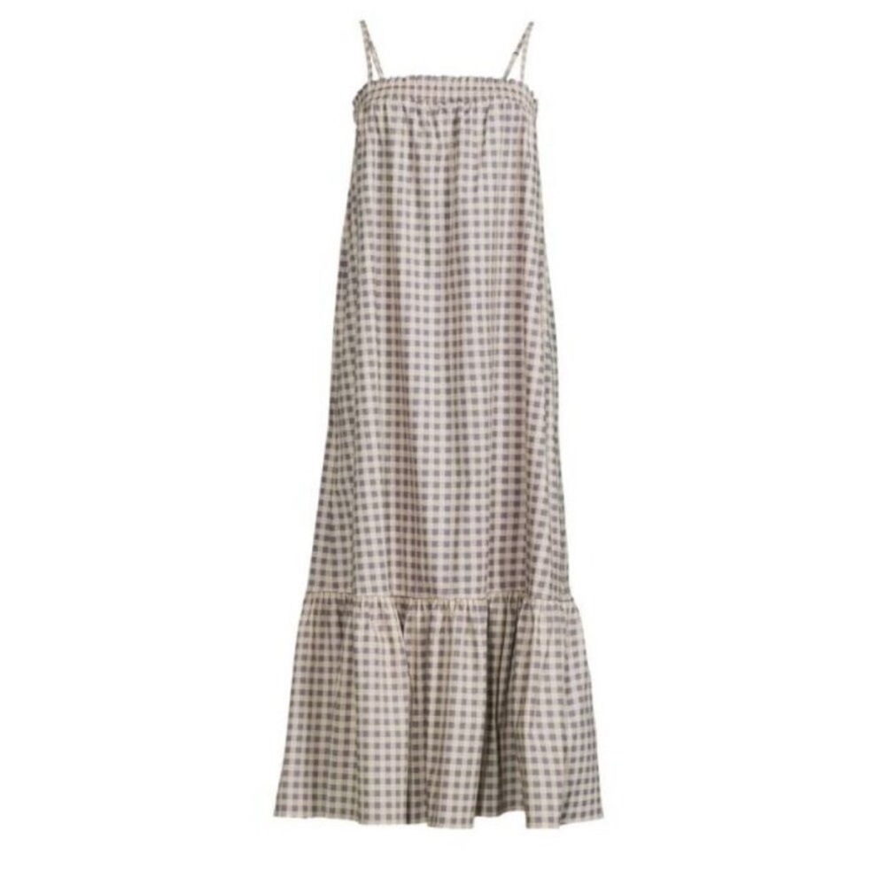 WeWoreWhat Smocked Gingham Midi Dress - Picture 3 of 16